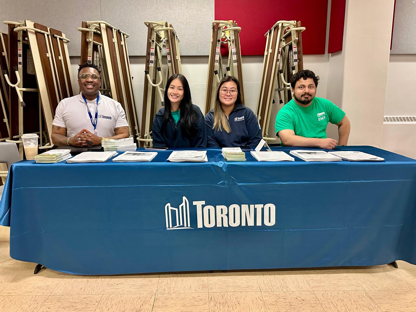 Toronto Housing Organization Representatives at West Hill Job Fair