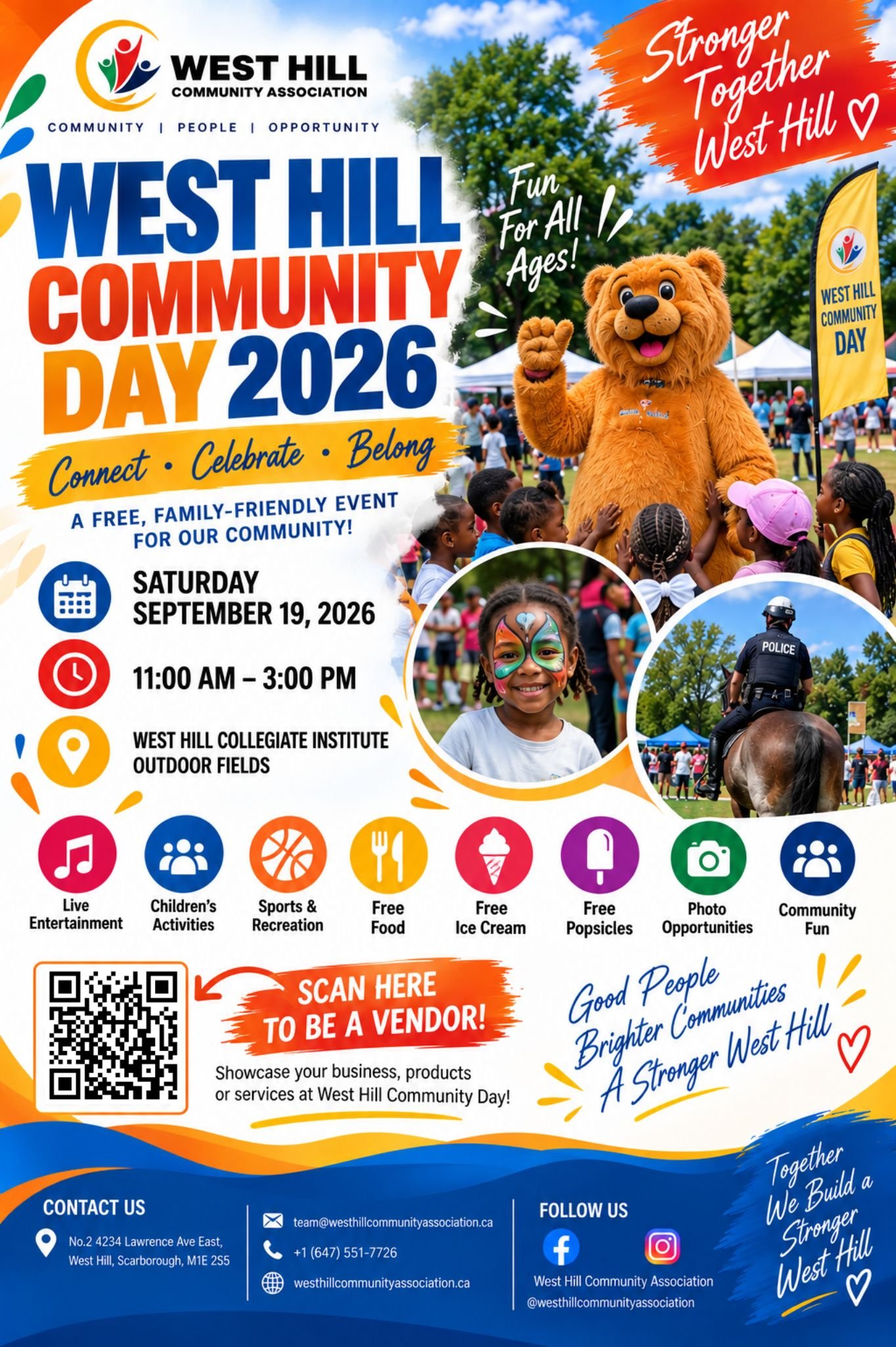 West Hill Community Day 2026 Second Annual family Day